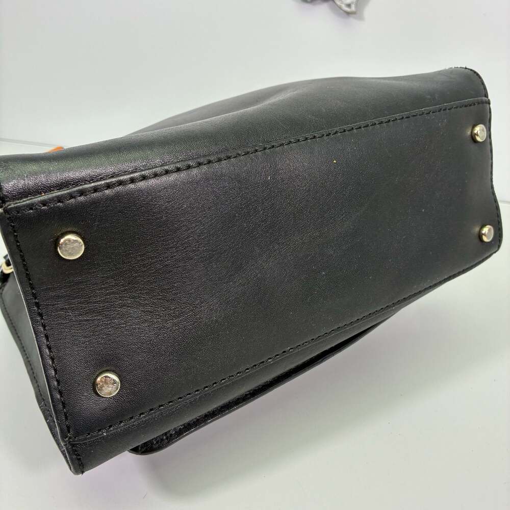 Kate Spade 2 Park Avenue Beau Bag Leather Satchel with Ostrich Emboss Handles - Picture 11 of 15